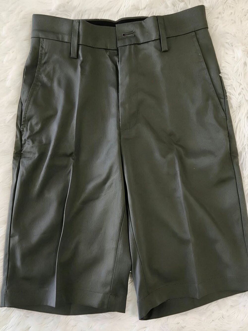 Men's Classic-Fit Stretch Olive Golf Shorts 29W
